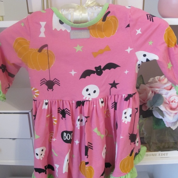 Eleanor Rose Girl's Halloween Tunic Top Size 5-6 - Picture 5 of 6